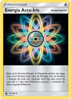 Energia Arco-Íris / Rainbow Energy (151/168) - Carta Avulsa Pokemon