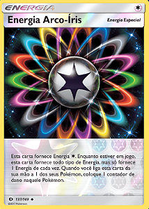 Energia Arco-Íris / Rainbow Energy (137/149) REV FOIL - Carta Avulsa Pokemon