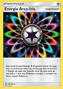 Energia Arco-Íris / Rainbow Energy (137/149) - Carta Avulsa Pokemon
