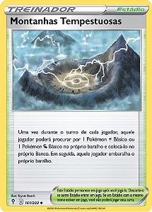 Montanhas Tempestuosas / Stormy Mountains (161/203) - Carta Avulsa Pokemon