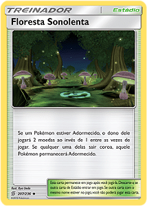 Floresta Sonolenta / Slumbering Forest (207/236) - Carta Avulsa Pokemon