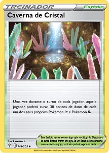 Caverna de Cristal / Crystal Cave (144/203) - Carta Avulsa Pokemon