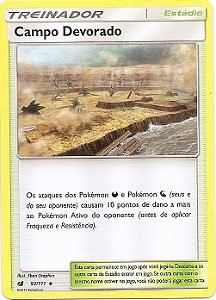 Campo Devorado / Devoured Field (93/111) - Carta Avulsa Pokemon