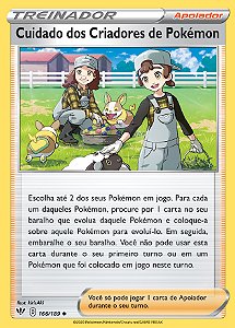 Cuidado dos Criadores de Pokémon / Pokemon Breeder\'s Nurturing (166/189) - Carta Avulsa Pokemon