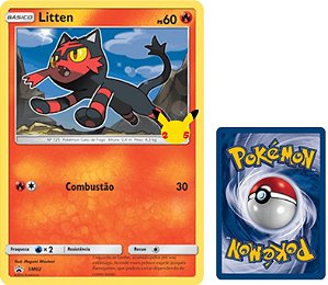 Litten (SM02) - Carta Gigante Pokemon / Oversize - Celebrações