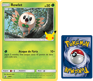 Rowlet (SM01) - Carta Gigante Pokemon / Oversize - Celebrações