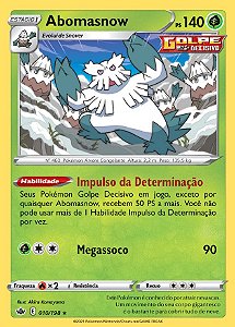 Abomasnow (10/198) - Carta Avulsa Pokemon