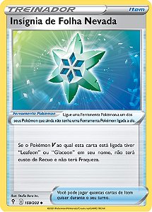Insígnia de Folha Nevada / Snow Leaf Badge (159/203) - Carta Avulsa Pokemon