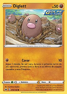 Diglett (76/198) - Carta Avulsa Pokemon