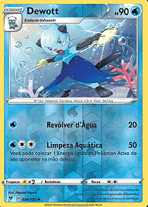 Dewott (034/185) REV FOIL - Carta Avulsa Pokemon