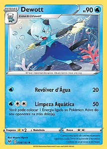 Dewott (034/185) - Carta Avulsa Pokemon