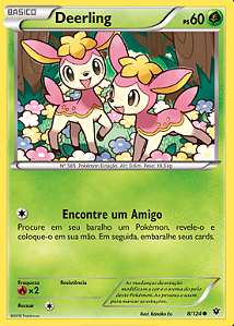 Deerling (8/124) - Carta Avulsa Pokemon