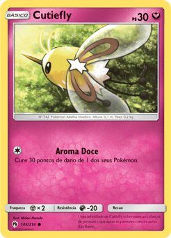 Cutiefly (145/214) - Carta Avulsa Pokemon