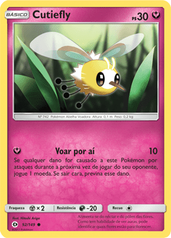 Cutiefly (92/149) - Carta Avulsa Pokemon