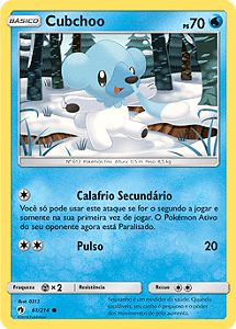 Cubchoo (61/214) - Carta Avulsa Pokemon