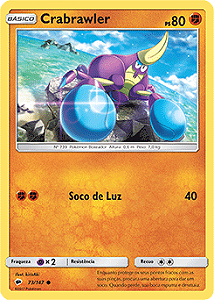 Crabrawler (73/147) - Carta Avulsa Pokemon