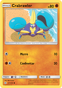 Crabrawler (121/236) - Carta Avulsa Pokemon