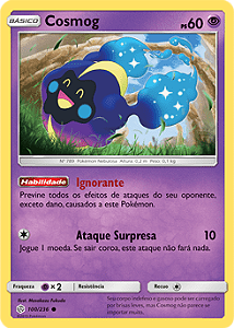 Cosmog (100/236) - Carta Avulsa Pokemon