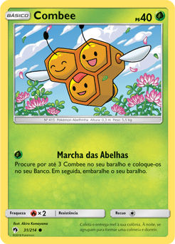Combee (31/214) - Carta Avulsa Pokemon
