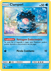 Clamperl (41/168) - Carta Avulsa Pokemon