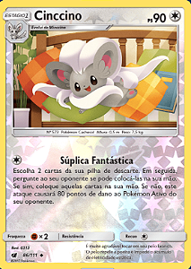 Cinccino (86/111) REV FOIL - Carta Avulsa Pokemon
