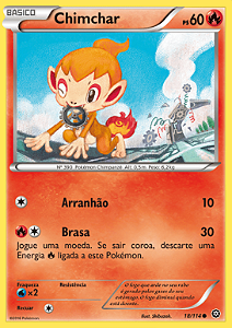 Chimchar (18/114) - Carta Avulsa Pokemon