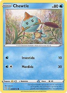 Chewtle (26/72) REV FOIL - Carta Avulsa Pokemon