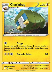 Charjabug (65/192) REV FOIL - Carta Avulsa Pokemon