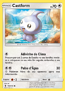 Castform (105/145) - Carta Avulsa Pokemon