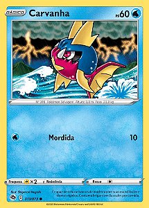 Carvanha (011/073) - Carta Avulsa Pokemon