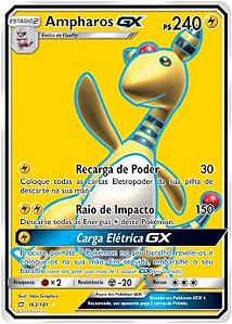 Pikachu E Zekrom GX Pokémon Carta Em Português 33/181, Magalu Empresas