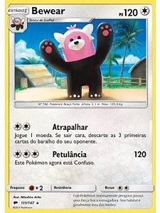 Bewear (111/147) - Carta Avulsa Pokemon