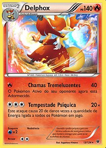 Delphox (13/124) FOIL - Carta Avulsa Pokemon