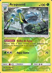 Araquanid (17/156) REV FOIL - Carta Avulsa Pokemon