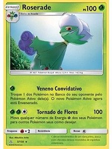 Roserade (5/156) - Carta Avulsa Pokemon