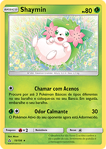 Shaymin (15/156) FOIL - Carta Avulsa Pokemon