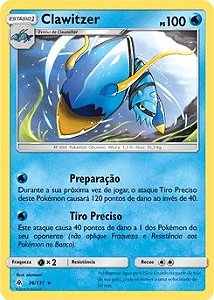 Clawitzer (26/131) - Carta Avulsa Pokemon