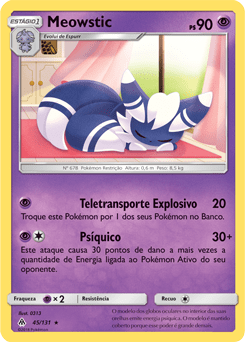Meowstic (45/131) - Carta Avulsa Pokemon