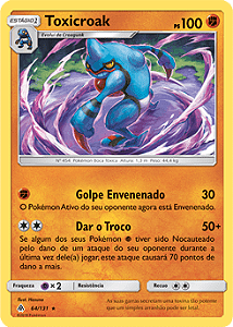 Toxicroak (64/131) - Carta Avulsa Pokemon