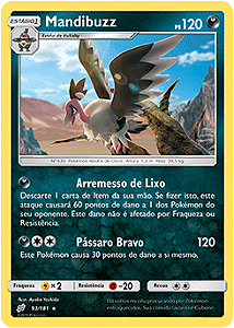 Mandibuzz (93/181) - Carta Avulsa Pokemon