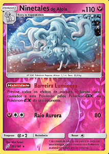 Ninetales de Alola / Alolan Ninetales (111/181) REV FOIL - Carta Avulsa Pokemon