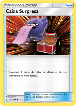 Caixa Surpresa / Surprise Box (187/214) - Carta Avulsa Pokemon