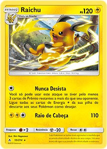 Carta Pokémon Raichu E Raichu De Alola Gx Sintonia Mental