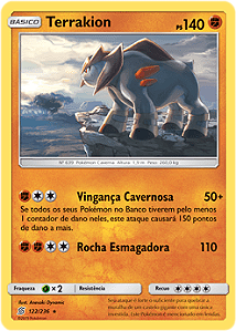 Terrakion (122/236) FOIL - Carta Avulsa Pokemon