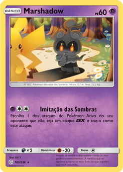 Marshadow (103/236) - Carta Avulsa Pokemon