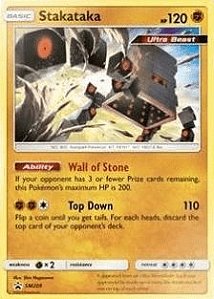 Stakataka (SM209) FOIL - Carta Avulsa Pokemon