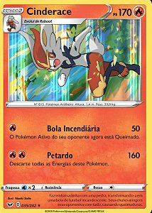 Cinderace (35/202) FOIL - Carta Avulsa Pokemon
