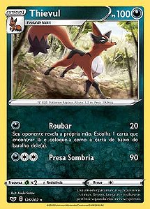 Thievul (126/202) - Carta Avulsa Pokemon