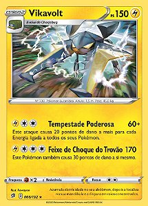 Vikavolt (66/192) FOIL - Carta Avulsa Pokemon