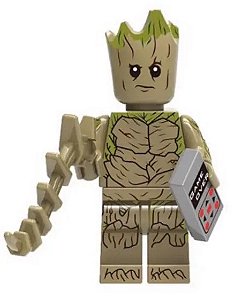 Groot Jovem (Guardiões da Galáxia) - Minifigura De Montar Marvel